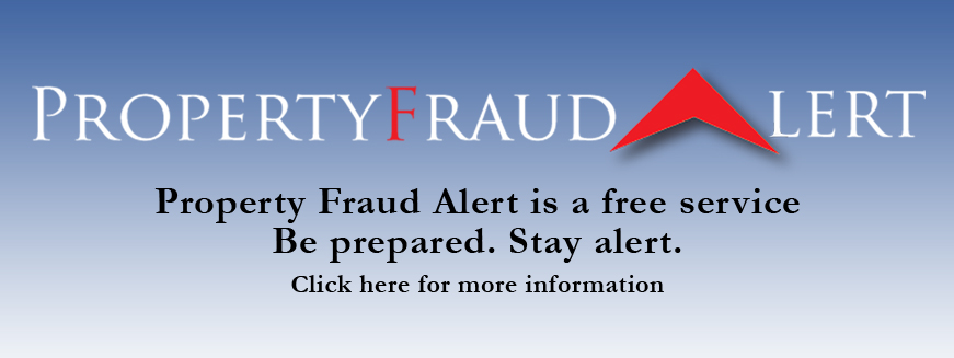 Property Fraud Alert flyer